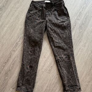 Abercrombie Leopard Print Jeans